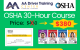 建筑行业OSHA 30 Hour课程火热报名中！！！