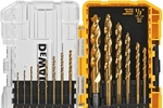 DEWALT Drill Bit Set, Titanium Nitride Coated, 14-Piece (DW1354) , Yellow