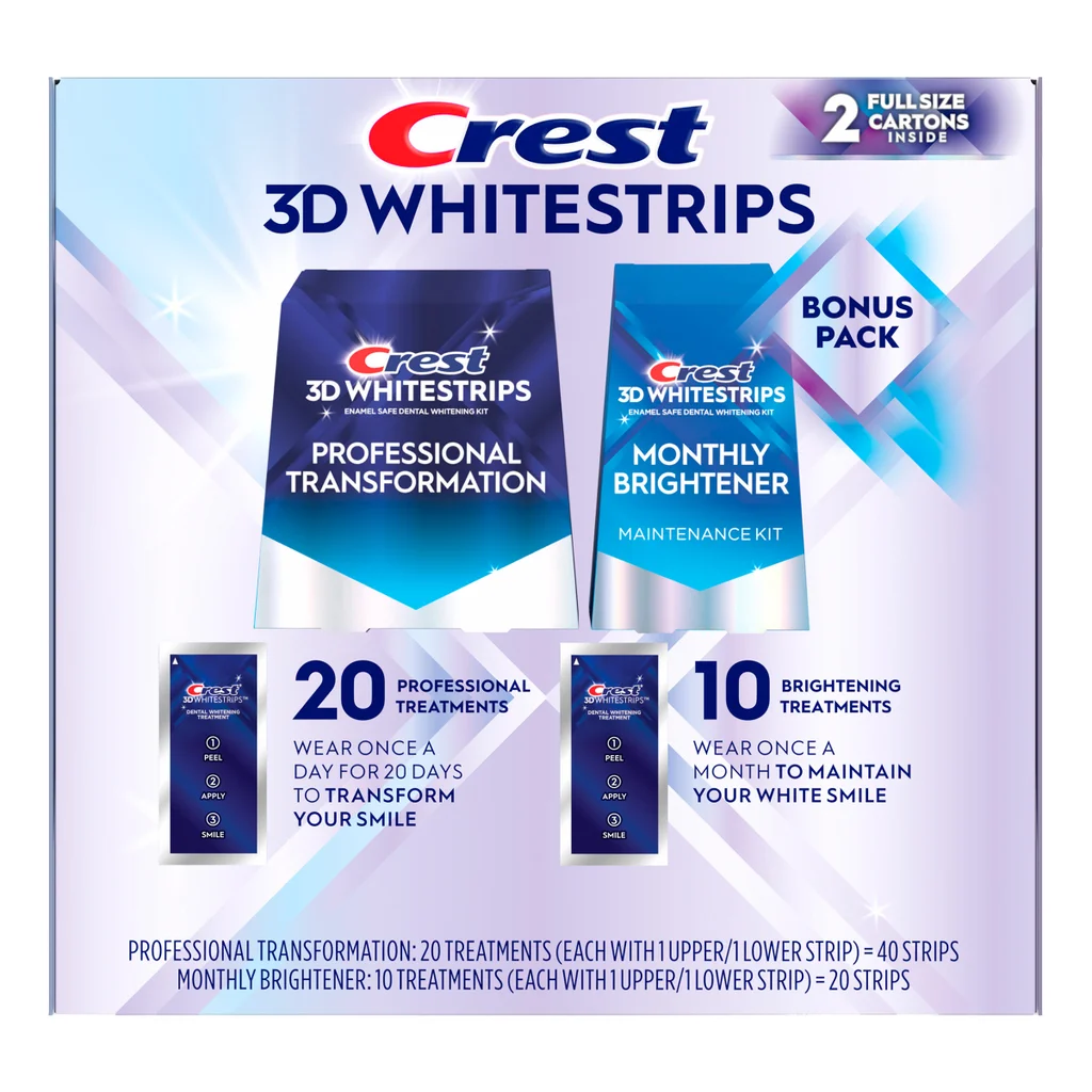 Costco Crest 3D Whitestrips 牙齿美白贴  立减 💲15