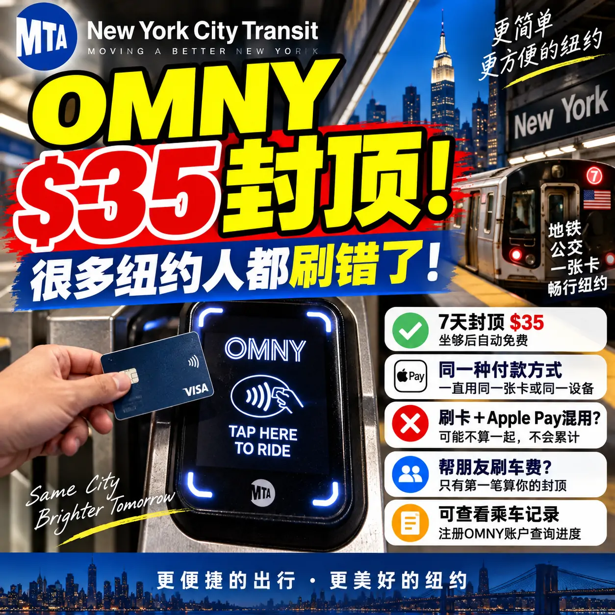 纽约MTA准备推出OMNY宣传行动.webp